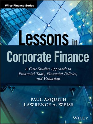 cover image of Lessons in Corporate Finance